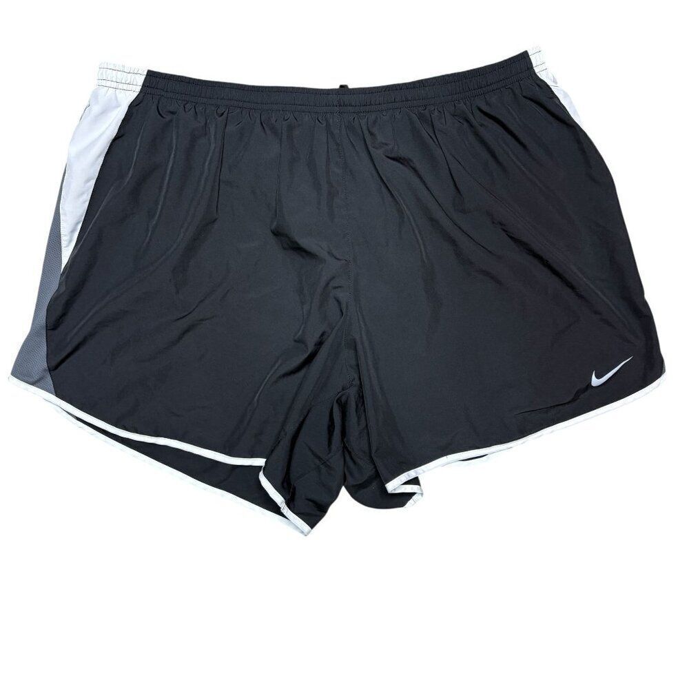 Nike Tempo Womens 6" Shorts Plus Size 2X Black Gray